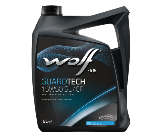 Моторное масло Wolf GuardTech 15W-50 SL/CF, 5л 